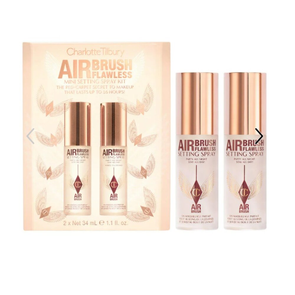 Charlotte Tilbury  Mini Airbrush Flawless Setting Spray Duo Gift Set